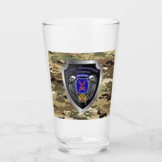 10e bergdivisie  glas (Voorkant)
