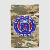 10e bergdivisie golfhanddoek (Voorkant)