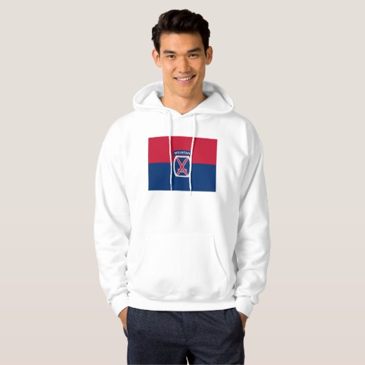 10e bergdivisie hoodie (Voorkant volledig)
