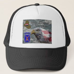 10e Bergdivisie Irak Veteraan van de strijd Trucker Pet