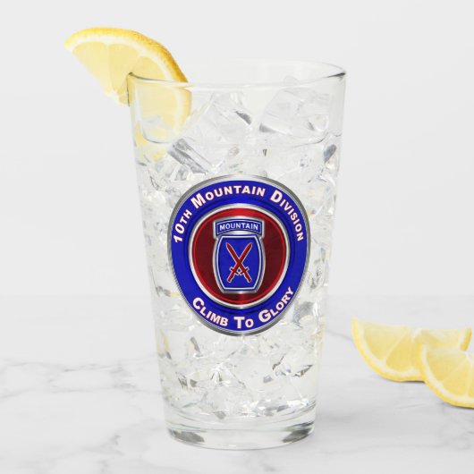 10e bergdivisie “Klim naar de roem” Glas (Voorkant ijs)