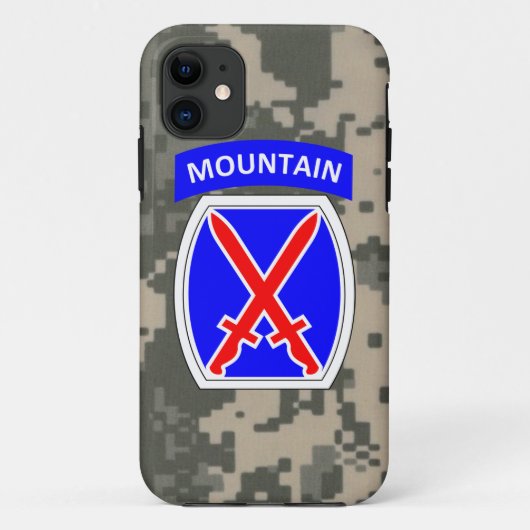 10e bergdivisie "Klim naar glorie" Case-Mate iPhone Case (Achterkant)