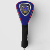 10e bergdivisie "Klim naar glorie" schild Golfheadcover (Voorkant)