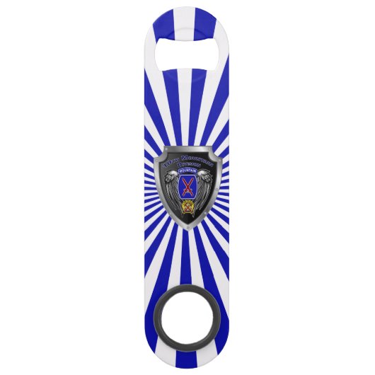 10e bergdivisie "Klim naar glorie" Speed Flessenopener (Voorkant)