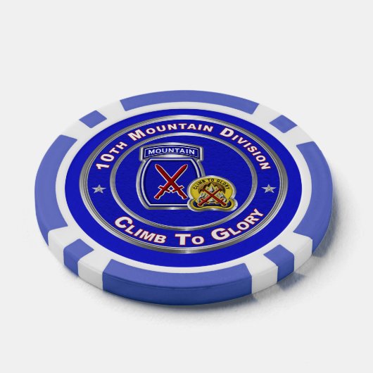 10e bergdivisie poker chips (Enkel)