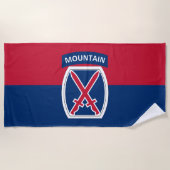 10e bergdivisie strandlaken (Voorkant)