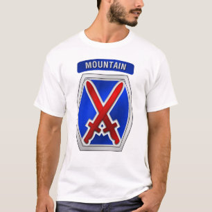10e bergdivisie (voorkant) t-shirt