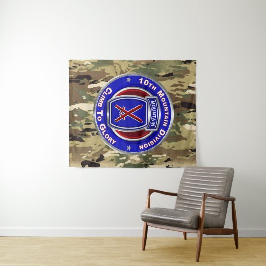 10e bergdivisie wandkleed (In Situ (horizontaal))