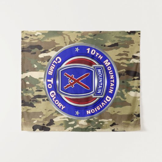 10e bergdivisie wandkleed (Voorkant (horizontaal))