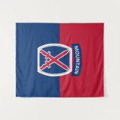 10e bergdivisie wandkleed (Voorkant (horizontaal))