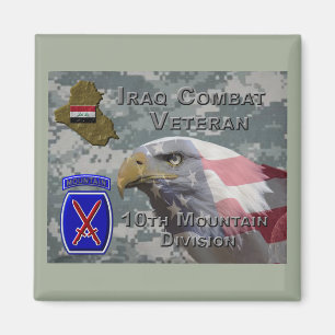 10e bergen Div Irak Veteraan Magneet