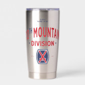 10e bergklasse "bergbeklimmer" geïsoleerde drinkbeker (Voorkant)