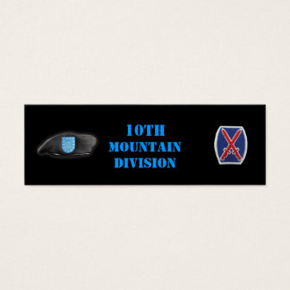 10e bergveteranen veteranen veteranen zoon boekhan mini visitekaartjes