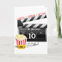 10e Birthday Hollywood Movie Party