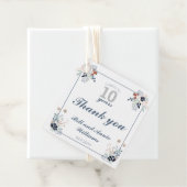 10e bruiloft Jubileum Cheers 10 jaar Bedankt Bedankjes Labels (In situ)