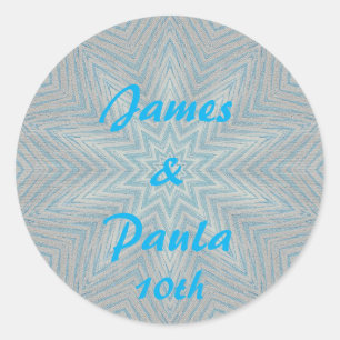 10e bruiloft Jubileum Stickers