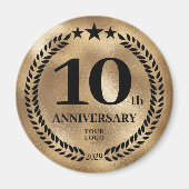 10e Business Jubileum Gold Magneet (Voorkant)