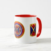 10e Commando Luchtvaart en raketverdediging Mok (Voorkant rechts)