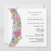 10e Dixième Anniversaire de Mariage Invitation Per (Dos)