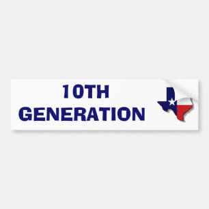 10E GENERATIE BUMPERSTICKER