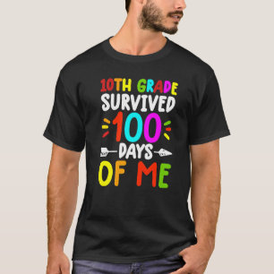 10e graad Shirt voor leraren 100e dag van de schoo