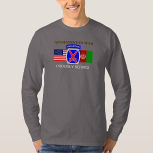 10E GUERRE MONTAGNE AFGHANISTAN T/S T-SHIRT