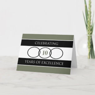 10e Jubileum Business Kaart