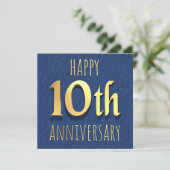 10e Jubileum Feestdagenkaart (Staand voorkant)