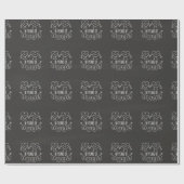 10e Jubileum Gift Chalk Hearts Cadeaupapier (Vlak)