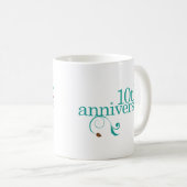 10e Jubileum Koffiemok (Voorkant rechts)