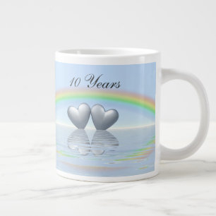 10e Jubileum Tin Hearts Extra Grote Beker