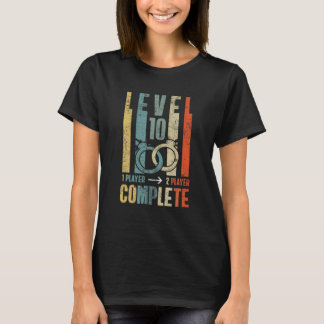 10e Jubileum van 10 jaar bruiloft Gift Retro Husba T-shirt