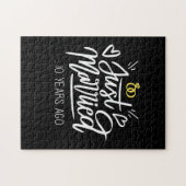 10e Jubileum voor bruiloft Legpuzzel (Horizontaal)