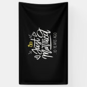 10e Jubileum voor bruiloft Spandoek (Verticaal)