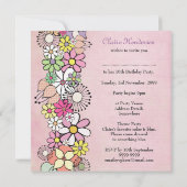 10e Meisjes - Verjaardag - Aanbesteding Kaart (Achterkant)