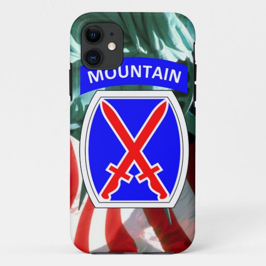 10E MOUNTAINEVERDELING Case-Mate iPhone CASE (Achterkant)