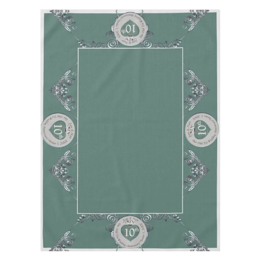 10e Nappe Mariage Anniversaire de Tin (Devant)
