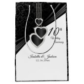 10e onyx Wedding Jubileum - Medium Cadeauzakje (Voorkant)