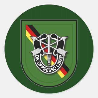 10e SFG-A 7 Duitsland Ronde Sticker