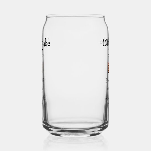 10e Shake 10e anniversaire heureux milkshake scrib (Droite)