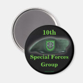 10e Special Forces Groep Moeder Vets Magnet Vrouw Magneet (Voorkant / Achterkant)