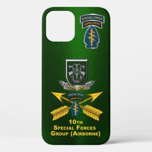 10e Special Forces Group Airborne Gepersonaliseerd iPhone 12 Hoesje