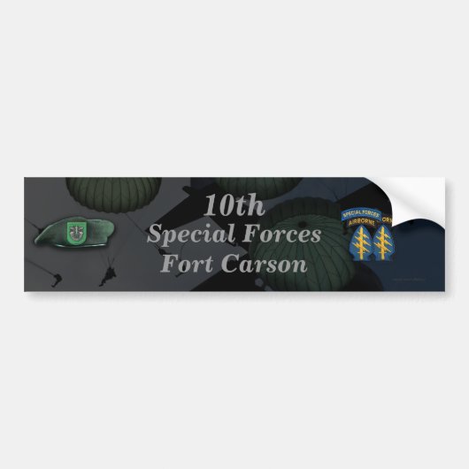 10e Sticker Bumper de fort carson (Devant)
