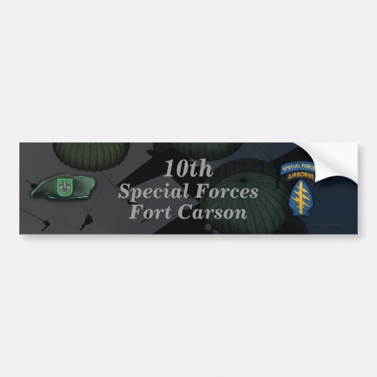 10e Sticker Bumper de fort carson (Devant)