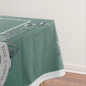 10e Tin Bruiloft Jubileum Tafelkleed (Voorbeeld)