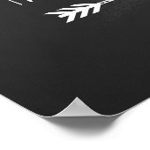 10e trouwdag, schoolbord, 10 jaar poster (Hoek)