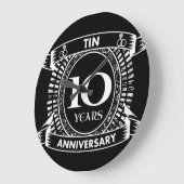 10e trouwdag tin grote klok (Hoek)