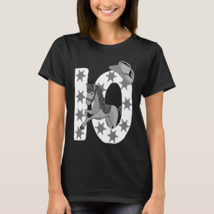 10e verjaardag 10 jaar oud Kind van paardenmeisje T-shirt