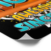 10e verjaardag basketbal Ik draaide 10 Jaar Oud Gi Poster (Hoek)