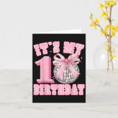 10e Verjaardag Coquette Bow Discobal 10 jaar oud Kaart (Gele Bloem)